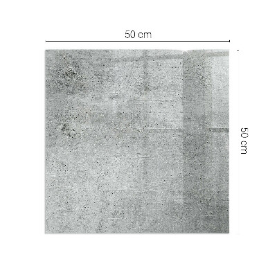 Vetro sotto stufa rettangolare Texture di cemento grezzo