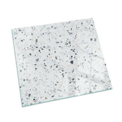 Vetro sotto stufa rettangolare Modello in pietra con particelle