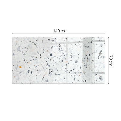 Vetro sotto stufa rettangolare Modello in pietra con particelle