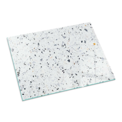 Vetro sotto stufa rettangolare Modello in pietra con particelle