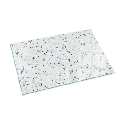 Vetro sotto stufa rettangolare Modello in pietra con particelle