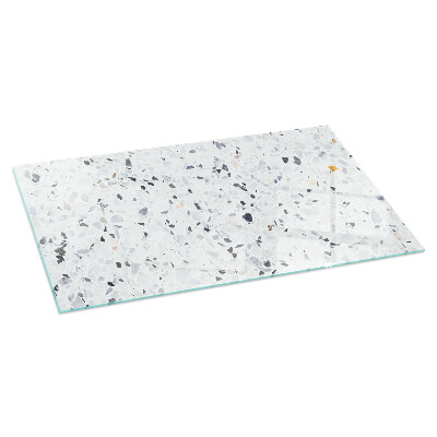 Vetro sotto stufa rettangolare Modello in pietra con particelle