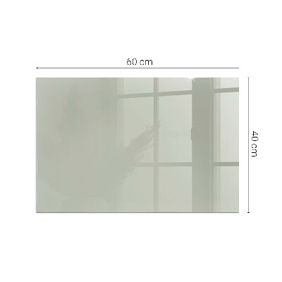 Vetro sotto stufa rettangolare Colore Grigio-verde