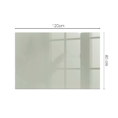 Vetro sotto stufa rettangolare Colore Grigio-verde