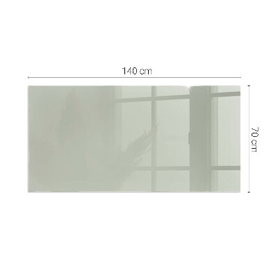 Vetro sotto stufa rettangolare Colore Grigio-verde