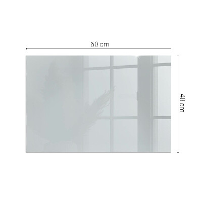 Vetro sotto stufa rettangolare Colore grigio