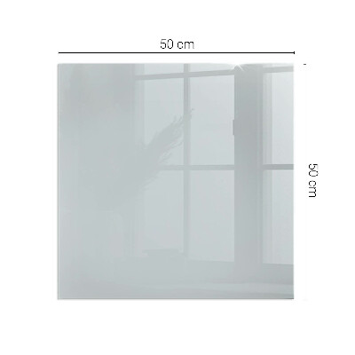 Vetro sotto stufa rettangolare Colore grigio
