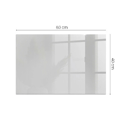 Vetro sotto stufa rettangolare Colore grigio