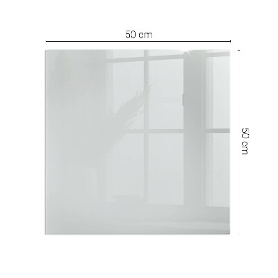 Vetro sotto stufa rettangolare Colore grigio