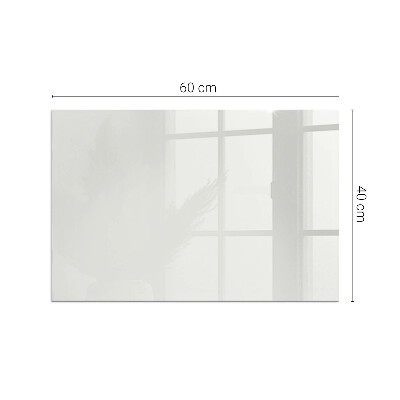 Vetro sotto stufa rettangolare Colore grigio