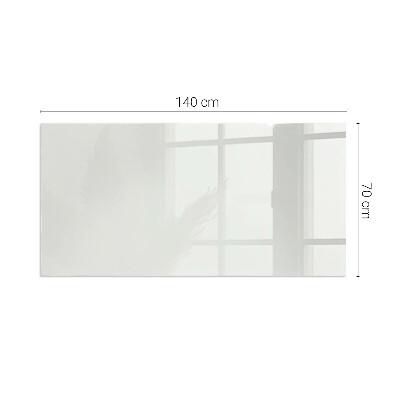 Vetro sotto stufa rettangolare Colore grigio