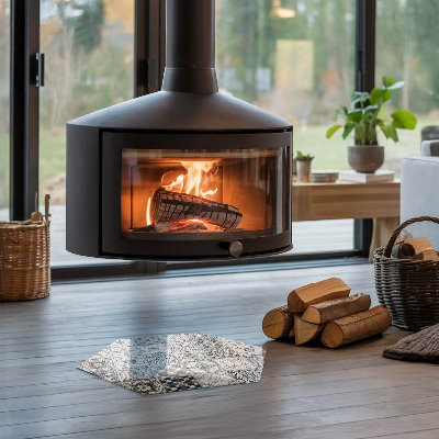 Vetro sotto stufa esagonale Motivi decorativi piastrellati