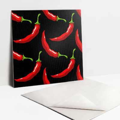 Piastrelle in vinile Peperoncino