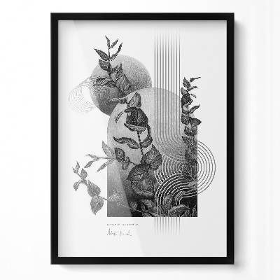 Nera Cornice Semplice 50x70 cm