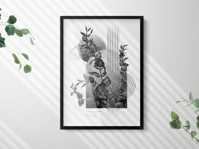 Nera Cornice Semplice 50x70 cm