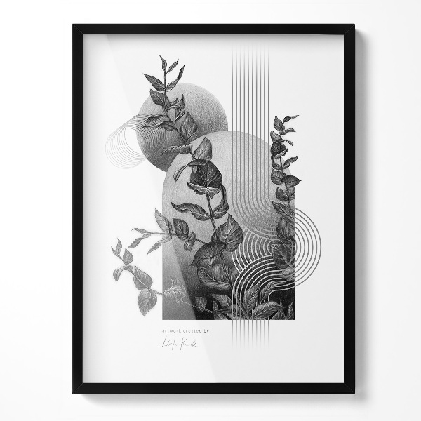 Nera Cornice Per Poster 60x80 cm