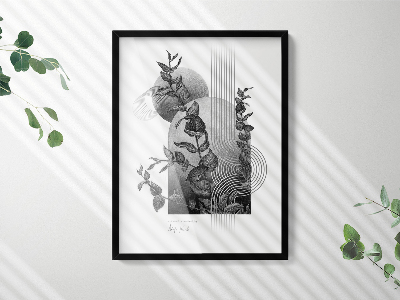 Nera Cornice Per Poster 60x80 cm