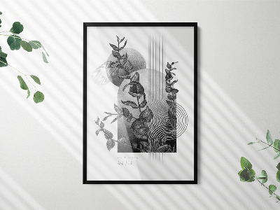 Nera Cornice Di Design 70x100 cm