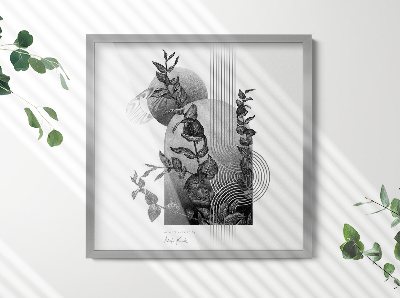 Argentata Cornice Di Design 50x50 cm