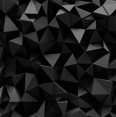 Tenda a rullo da interno nel colore nero origami