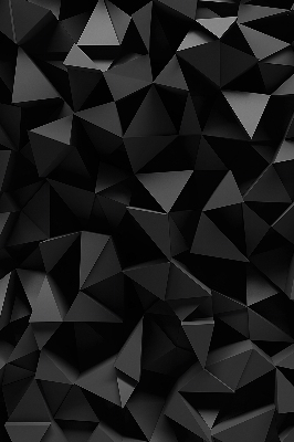 Tenda a rullo da interno nel colore nero origami