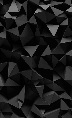 Tenda a rullo da interno nel colore nero origami