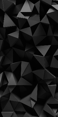 Tenda a rullo da interno nel colore nero origami