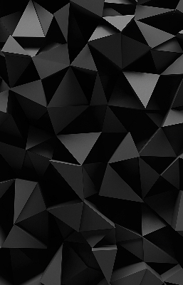 Tenda a rullo da interno nel colore nero origami