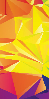 Tenda a rullo per finestra con motivo origami colorato