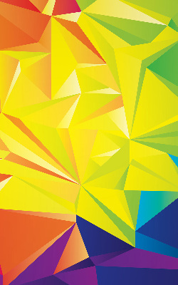 Tenda a rullo per finestra con motivo origami colorato