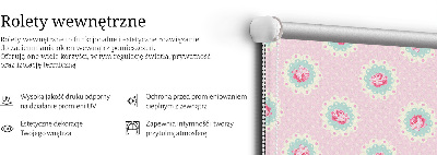 Tenda a rullo per finestra modello Rose