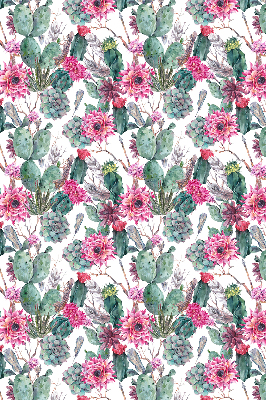 Tenda a rullo da interno con fantasia a fiori di cactus