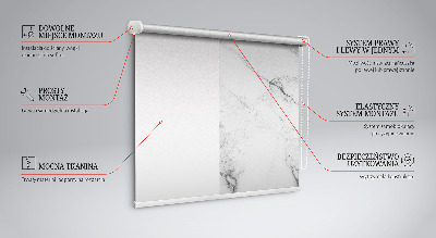 Tenda a rullo per finestra in colore marmo grigio
