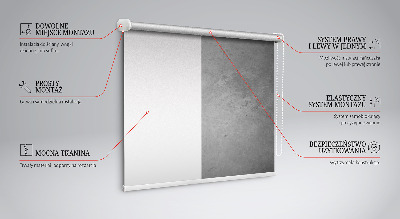 Tenda a rullo da interno di colore grigio fumo