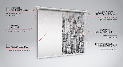 Tenda a rullo per finestra modello città