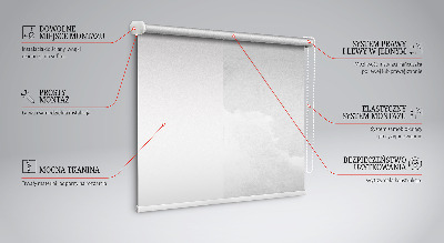 Tenda a rullo da interno di colore grigio cielo