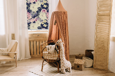 Tenda a rullo in tessuto modello Rose
