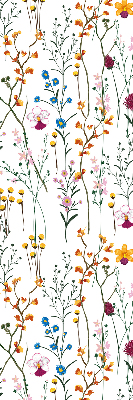 Tenda a rullo da interno con fantasia a fiori colorati