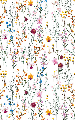 Tenda a rullo da interno con fantasia a fiori colorati