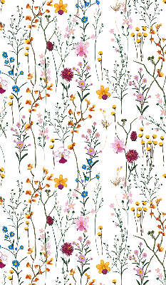 Tenda a rullo da interno con fantasia a fiori colorati