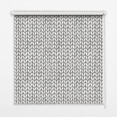 Tenda a rullo da interno in colore abete bianco