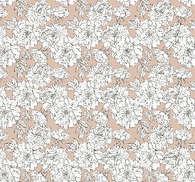 Tenda a rullo per finestra con fantasia di fiori disegnati