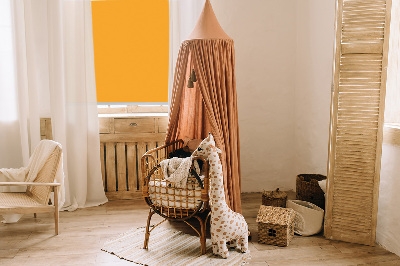 Tenda a rullo per finestra di colore arancione scuro