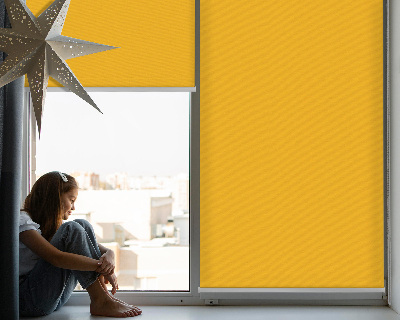 Tenda a rullo da interno nel colore arancio