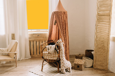 Tenda a rullo da interno nel colore arancio