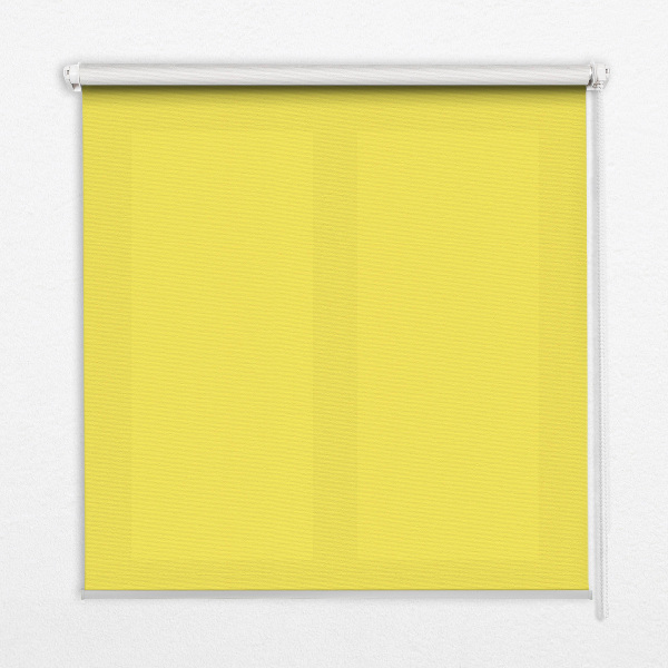 Tenda a rullo per finestra di colore giallo