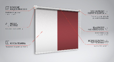 Tenda a rullo in tessuto colore bordeaux