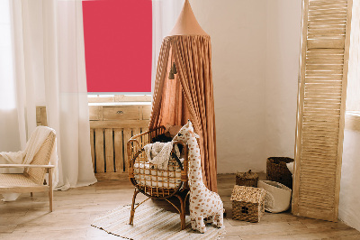 Tenda a rullo da interno di colore rosso