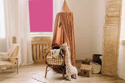 Tenda a rullo per finestra di colore rosa