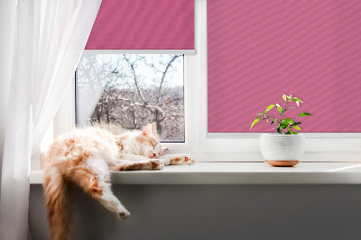 Tenda a rullo per finestra di colore rosa